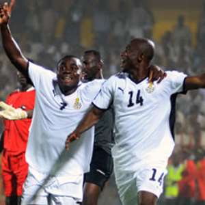 Amoah is joint top scorer for Ghana