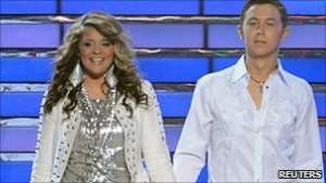 Scotty McCreery, 17, beat Lauren Alaina, 16, in the youngest finale battle in the show's history