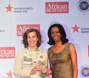 Anne recieving awards