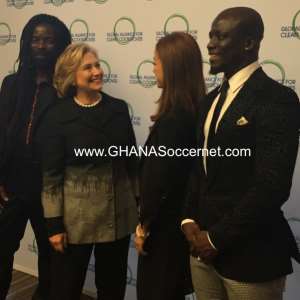 Ambassador Stephen Appiah in New York for Global Alliance for Clean Cookstoves conference