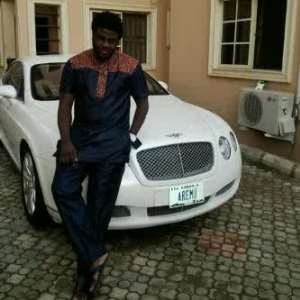 Aremu Afolayan Cruises Town With Customised Bentley Car