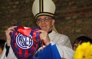 The new Pope is a huge fan of football!!