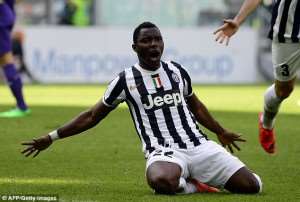 Ghana and Juventus midfieder Kwadwo Asamoah