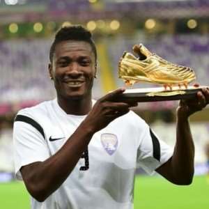 Ghana captain Asamoah Gyan awarded 2014 AFC Foreign Player of the Year