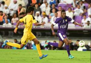 Asamoah Gyan scored for Al Ain on Thursday