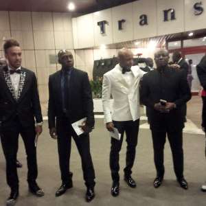 (From left to right) Pierre Emerick, Pierre Francois, Andre Ayew and Abedi Pele
