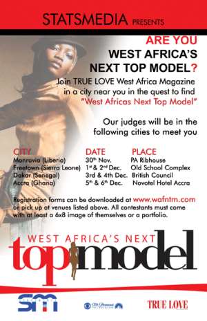Auditions for West Africa’s Next Top Model Now On