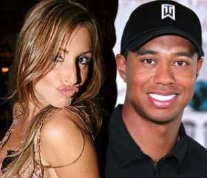 Rachel Uchitel and Tiger Woods