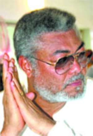 Rawlings affirms... NDC WILL COLLAPSE Without Volta Region