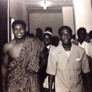 Black Stars players pay tribute to Muhammed Ali The Greatest who died on Friday