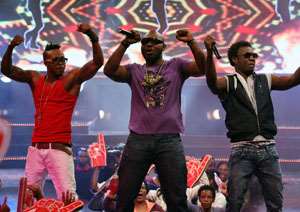 VIP on stage doing thier own thing