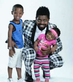 Picture Of Basketmouth With Kids