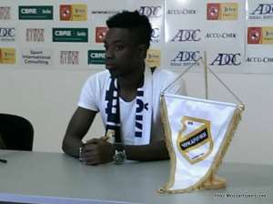 Former Kotoko youngster Regan Obeng signs four years for Serbian side FK Cukaricki
