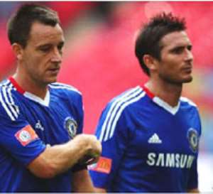 Captain John Terry and Frank Lampard of Chelsea