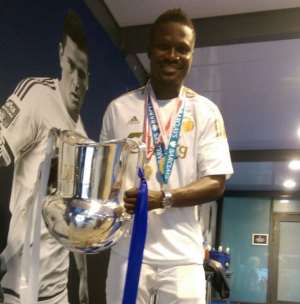English Premier League winner Daniel Amartey collects Danish Superliga and Cup medals as former club FC Copenhagen crowned champions