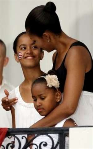 How will Malia and Sasha Obama write how they spent their summer vaccation?