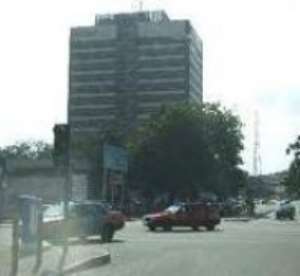 Cedi House tower in Accra