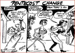 Blows In Pentecost Over Dress Code
