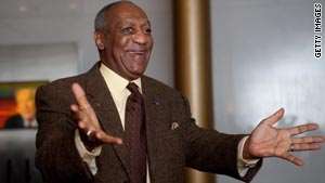 Comedian Bill Cosby received the Mark Twain Prize for American Humor on Monday.
