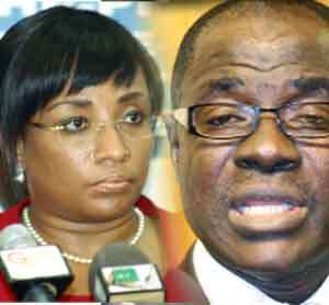 Zita Okaikoi and Dr Joe Oteng-Adjei