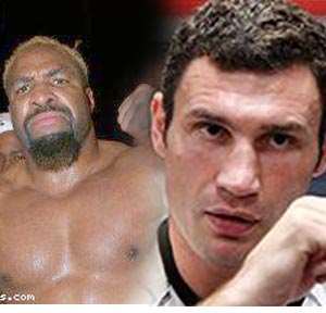 Shannon Briggs and Vitali Klitschko