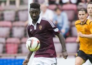 Ghanaian midfielder  Prince Buaben set to extend contract at Scottish side Hearts