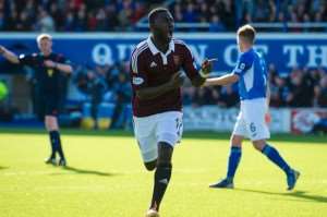 Ghanaian midfielder Prince Buaben signs long-term contract at Scottish side Hearts