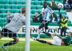 Prince Buaben: Ghanaian midfielder agrees to extend Hearts contract