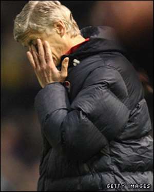 Arsenal boss Wenger was unhappy with the trashing of his side