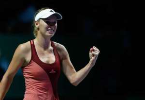 Caroline Wozniacki defeats Petra Kvitova at WTA Finals