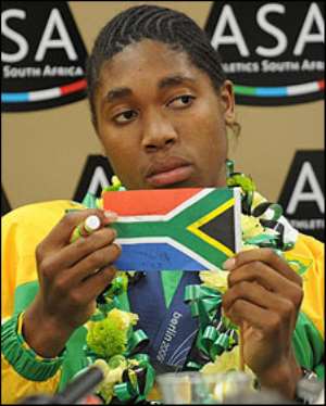 Semenya won 800m gold