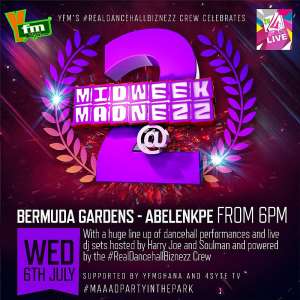 YFM's Midweek 'Maadnezz' Dancehall Show Celebrates 2nd Anniversary On 6th July