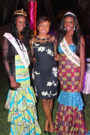 Welcome Reception held for Miss World Africa and 2nd Runner Up, Miss World 2013, Carranzer Naa Okailey Shooter