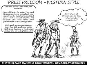 WIKILEAKS, PRESS FREEDOM AND WESTERN HYPOCRISY