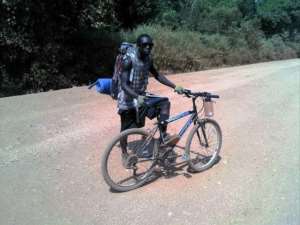 Ghanaian cyclist embarks on charity ride to UK