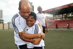 Celebrities vs Ex-Super Eagles Stars Match To Celebrate Fred Amata @50