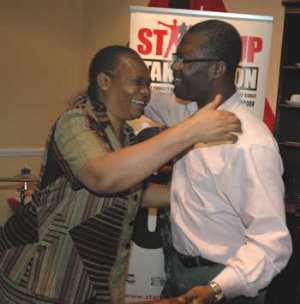 Salil Shetty, Director of the UN Millennium Campaign welcomes Charles Abugre to his new post.