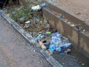 Abeka Lapaz gutters filled with filth