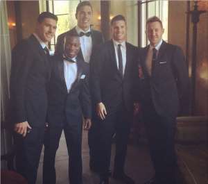 Christian Atsu dazzles in suit at Everton8217;s end of season awards