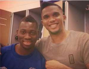 Ghana winger Christian Atsu is 'honoured' to be playing alongside Samuel Eto'o at Everton