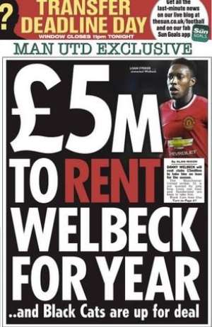 Transfer gossip: Man Utd to loan out Welbeck for 5m, Arsenal want Falcao – Negredo, Hernandez, Campbell
