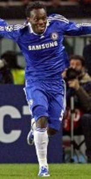 Essien scored twice on Saturday