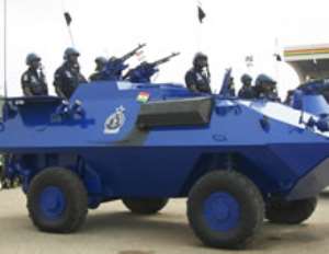 Police and Security personnel invade Bawku to maintain peace