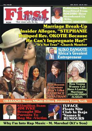Marriage Break-Up!! Insider Alleges, “Stephanie Dumped Rev. Okotie Because He Cant Impregnate Her!” “Its A Lie,” -Church Member