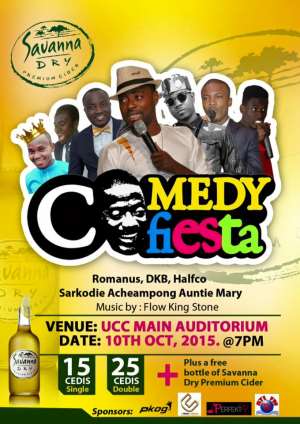 Foster Romanus, DKB, Flowking Stone, Others Storm UCC For Comedy Fiesta Show