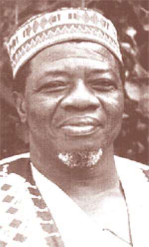 Wulugu Naba Pugansoa Naa also known as Prof. John S. Nabila, President of the National House of Chiefs