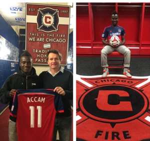 BREAKING: American MLS gainst Chicago Fire announce signing of Ghana attacker David Accam