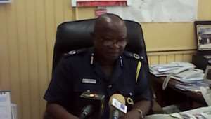 TMA Police Tema Main Market To Prevent Fire Outbreak