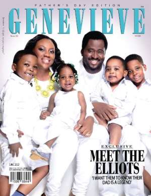 Desmond Elliot's Family Covers Genevieve Magazine Cover