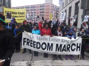 Detroit MLK Day Rally  March Highlights Selma And The Continuing Struggle